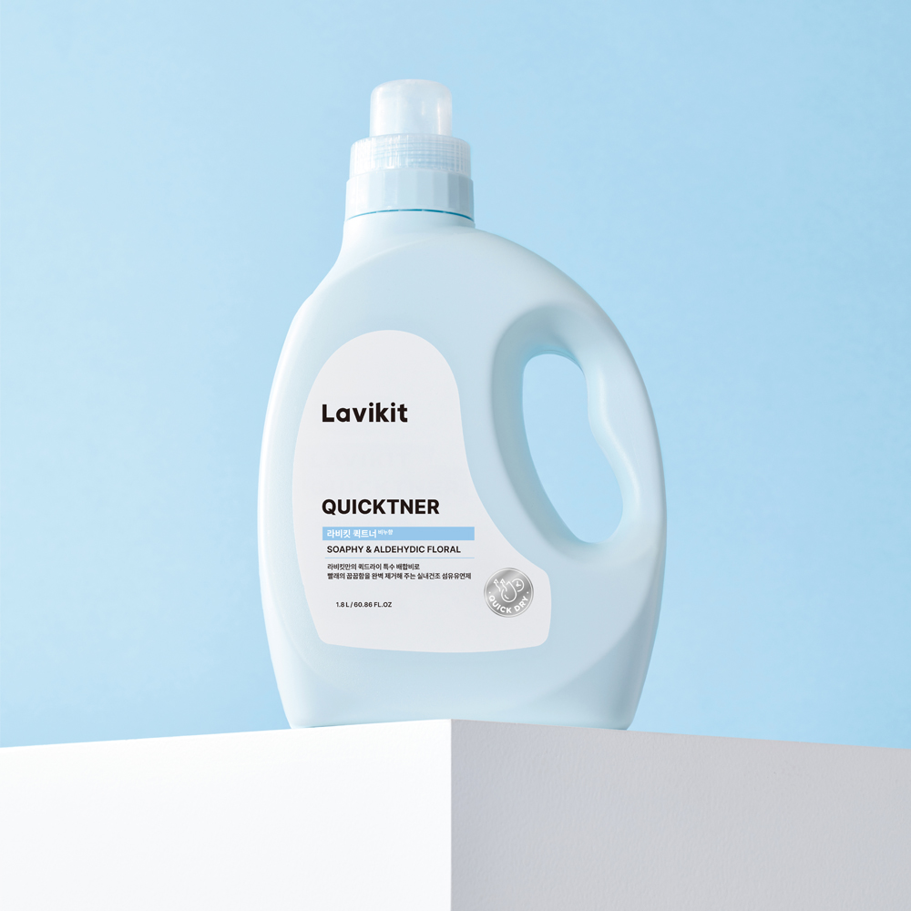 [N단독] 1+1 퀵트너 고농축 비누향 섬유유연제 1개 1.8L + 코트너 건조기시트 비누향 1박스 (40매) 이미지 3
