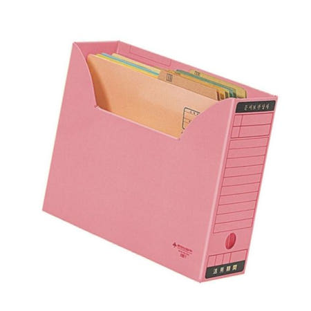 제스트커스텀 화일 문화 문서보관상자 분홍 정부화일보관 박스(50개입) F192-78 A4