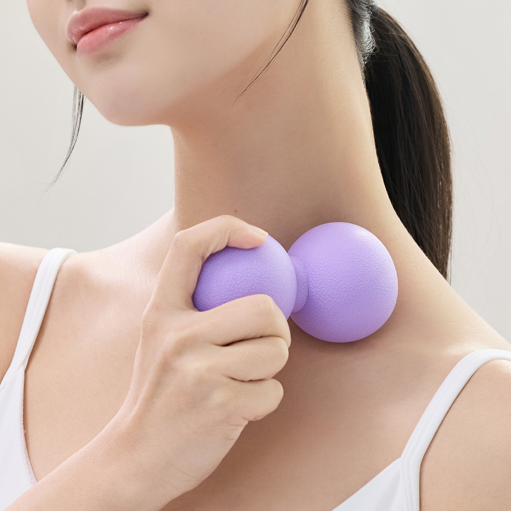 모매착 땅콩 마사지볼 더블 지압 볼 안마 뭉친 어깨 등 발바닥 요가 마사지공 - 상세 이미지 2