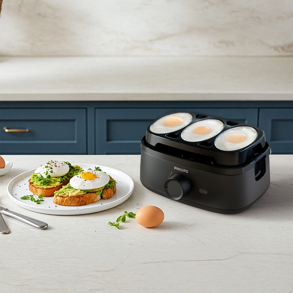 [10% 포인트]필립스 계란찜기 달걀 반숙 계란삶는기계 에그쿠커 멀티쿠커 HD9137/90 [1월30일 예약배송]