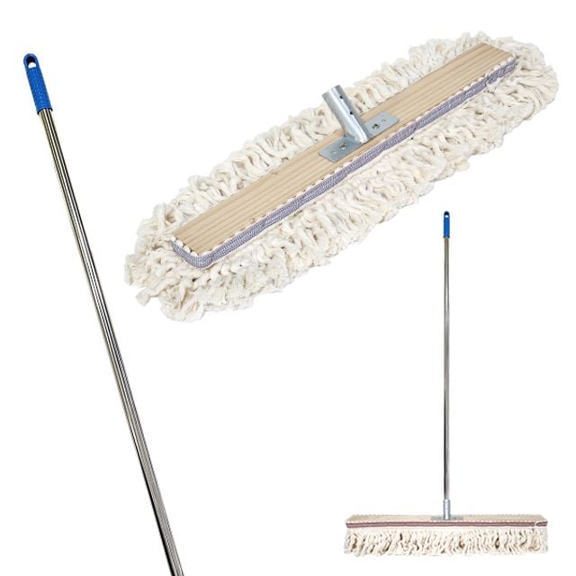 국산 생장밀 마포 75cm 스텐봉 120 걸레 리스킹 밀대 - 상품 이미지