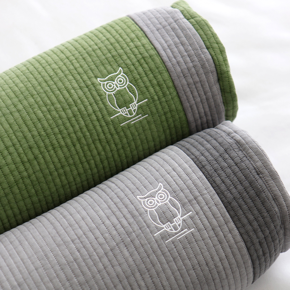 아르떼베딩 메밀베개 거북목 일자목 경추 낮잠 베게 원형 부엉이 자수 풍수