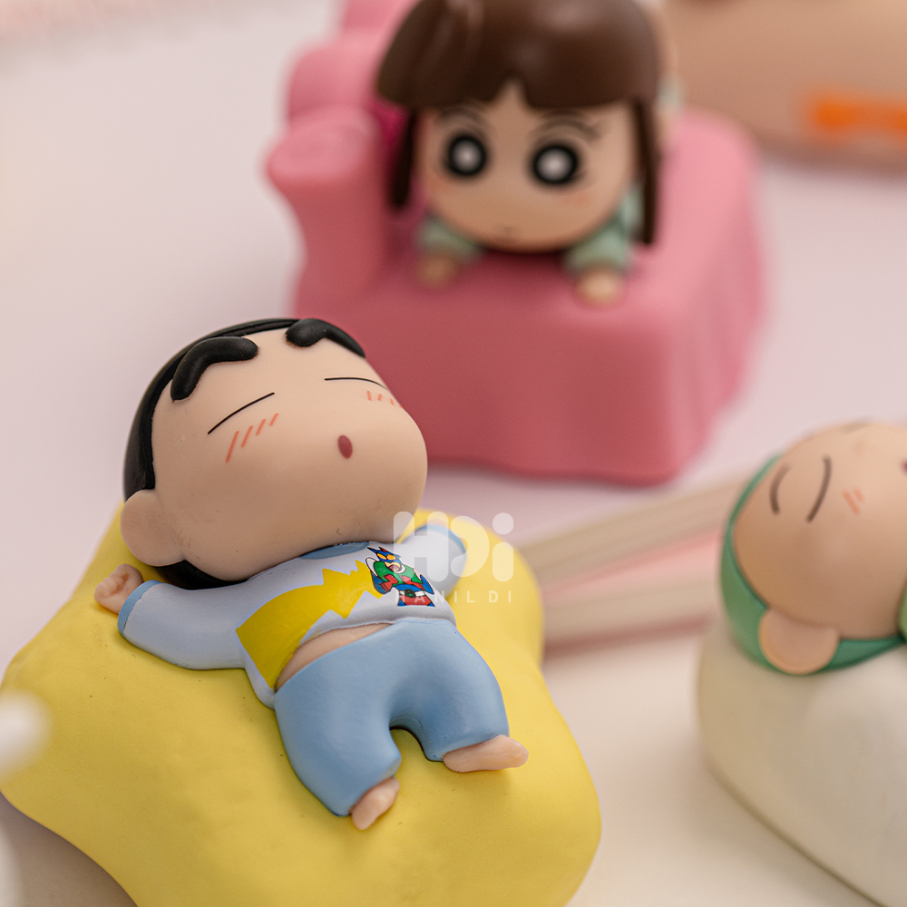 레토 짱구 쿠션 무드등 랜덤 피규어 인테리어소품 조명 수유등 취침등 - 상세 이미지 4