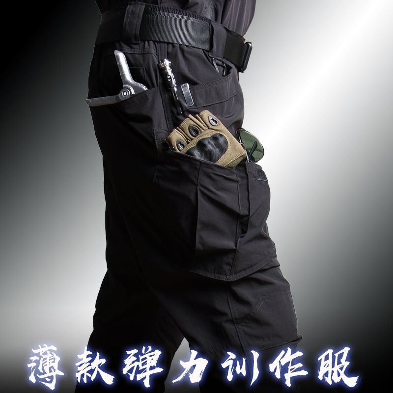 남자 택티컬 팬츠 군인 내마모성 얇은 건빵바지 스트라이크 슬림스판 세트 M 57.5 - 67.5kg - 상세 이미지 3