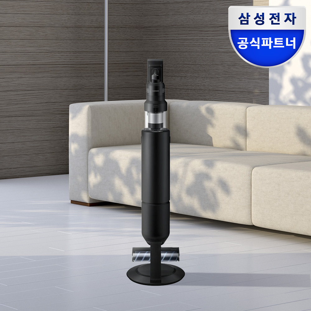 삼성 비스포크 AI 제트 400W 무선청소기 고온세척물걸레 추가배터리 새틴블랙 - 상품 이미지