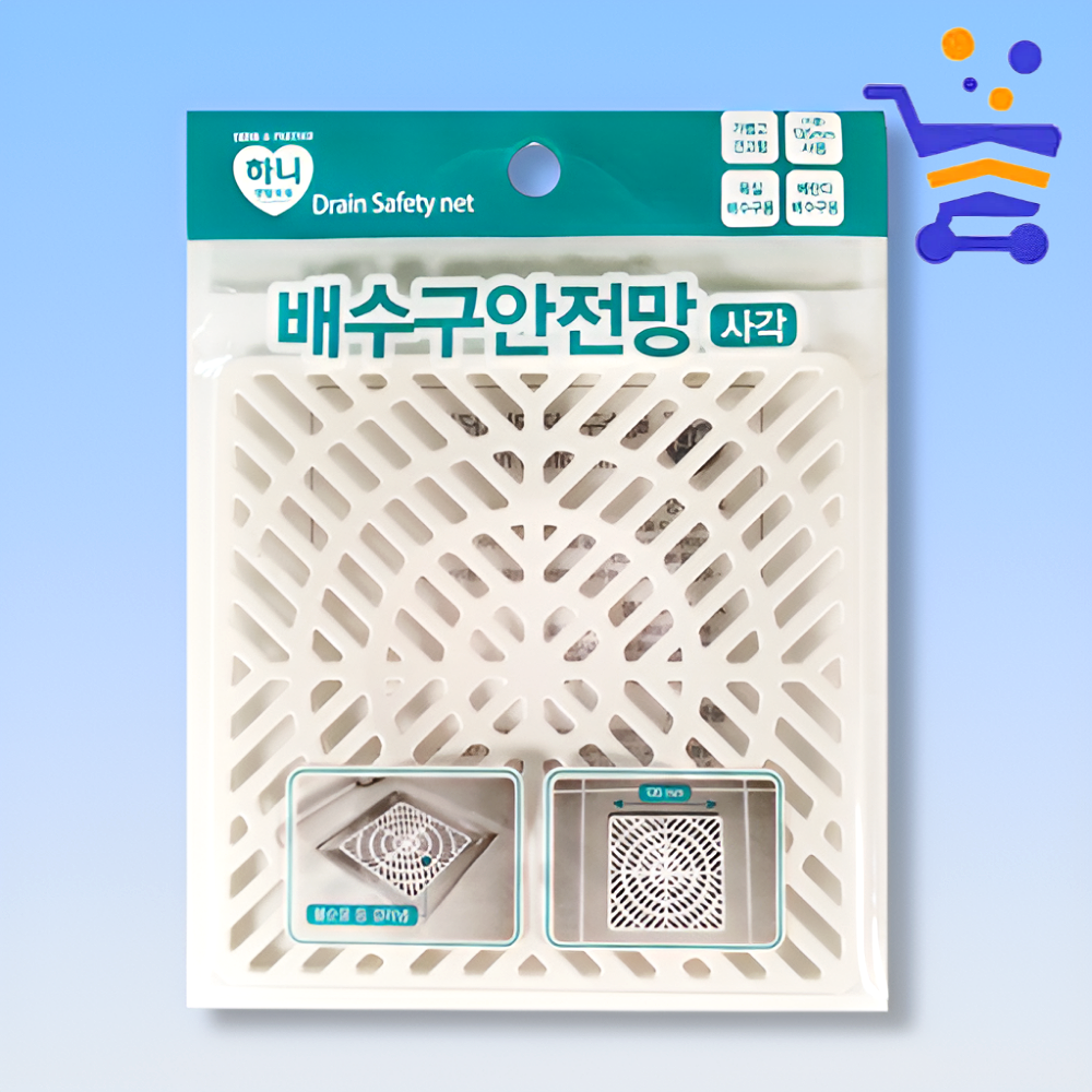 국산 배수구 사각 트랩 안전망 (2160)