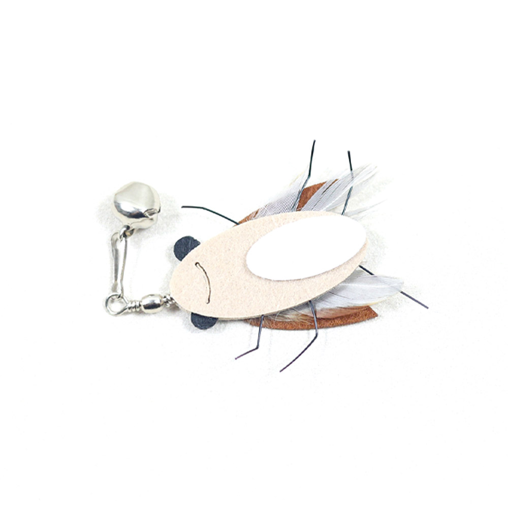 랩캣 고양이 낚시대 리필 벌레 납작 바퀴 - 상세 이미지 2