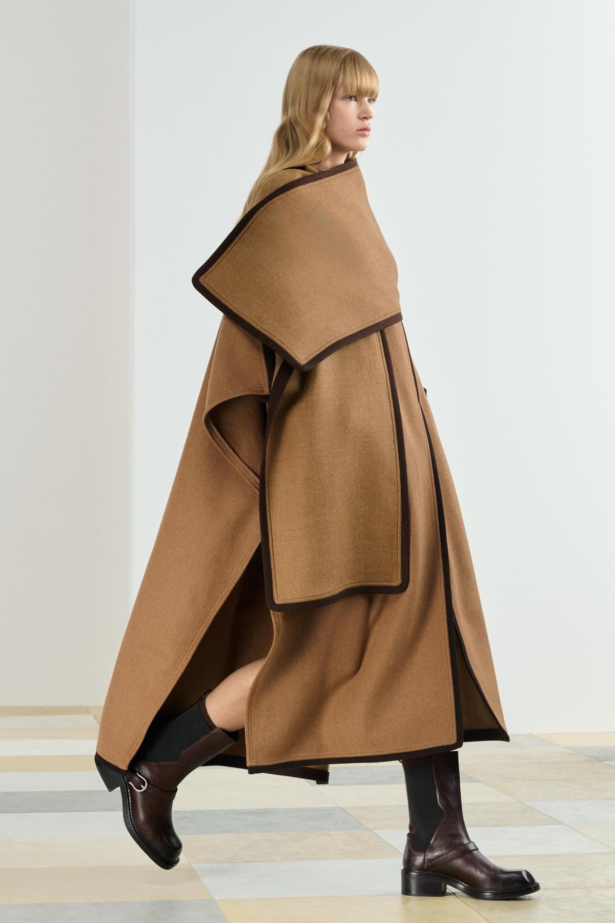 자라 울블렌드 케이프 코트 3692/902 CAMEL - 상세 이미지 2