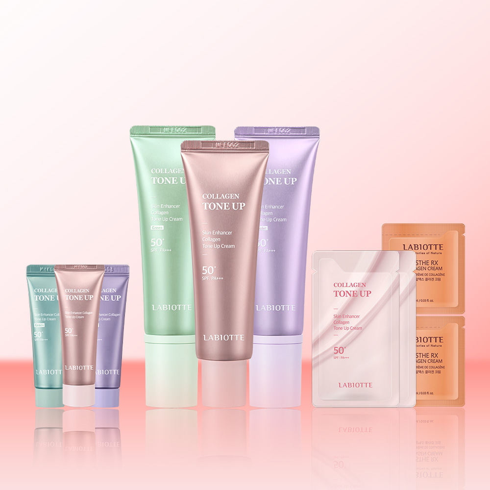 라비오뜨 스킨 인핸서 콜라겐 톤업 크림 40ml 그린 + 톤업크림 10ml