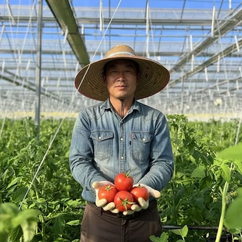 산지직송 전남 화순 아삭 달큰 완숙 찰 토마토 3kg - 상품 이미지