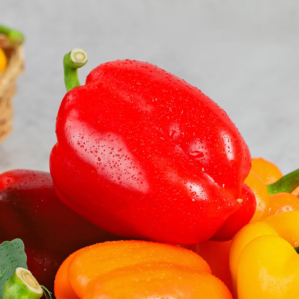 산지직송 싱싱한 국내산 가정용 빨강 노랑 파프리카 1kg, 1개 - 상세 이미지 5