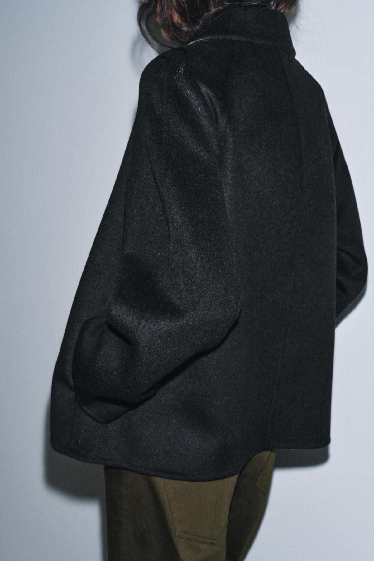 자라 클래식 울블렌드 테일러드 재킷 8491/840 BLACK - 상세 이미지 4