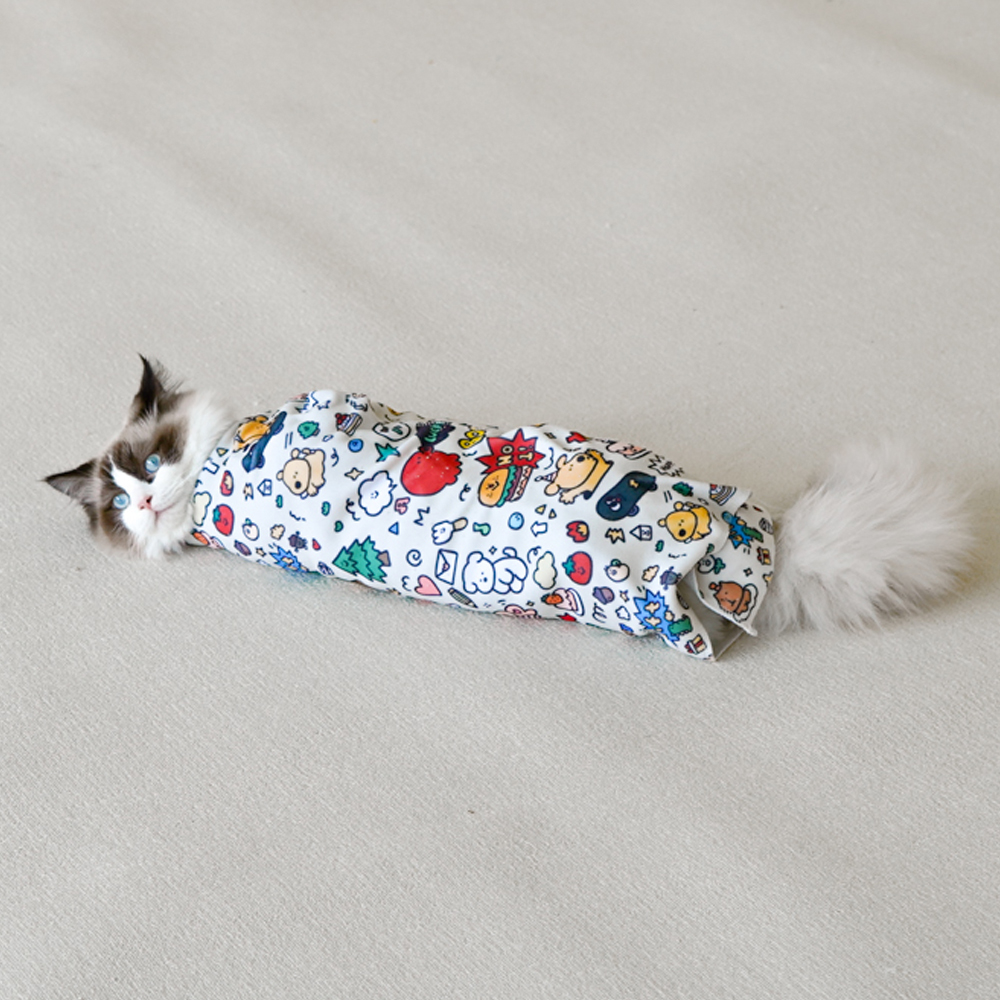 개과천선 트랩핑 고양이 블랭킷 특수자접착원단 강아지 보정 요술 담요