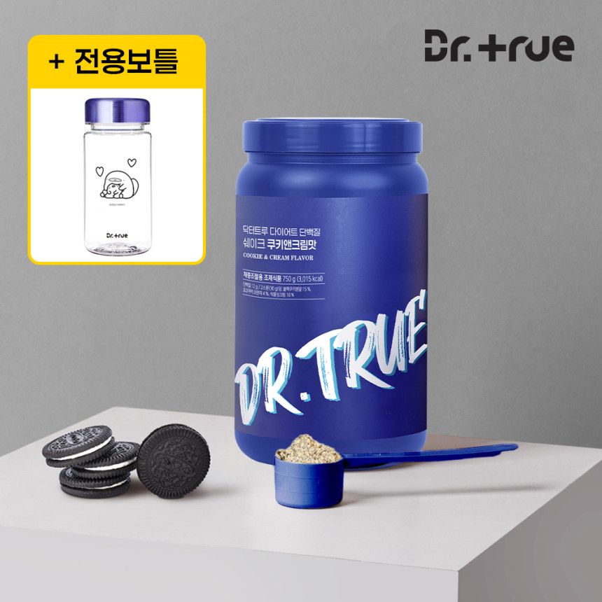 닥터트루 다이어트 단백질 쉐이크 1통 곡물 맛 외 8종 식사대용 프로틴 보충제 산양유 사진 3
