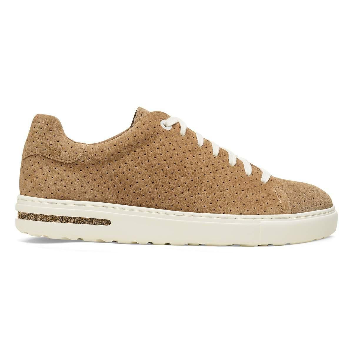 버켄스탁 베이직 스웨이드 레더 로우탑 스니커즈 1027277/1027308 NEW BEIGE - 상품 이미지