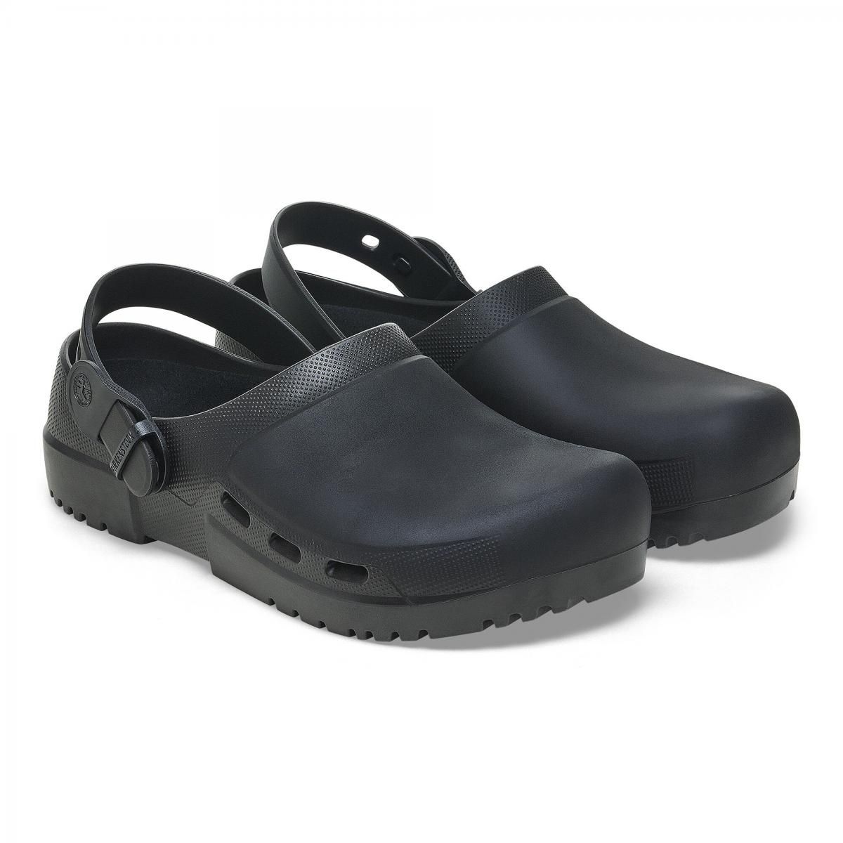 버켄스탁 테크니컬 안티스태틱 PU 클로그 Birki Air 20 1025978 JET BLACK - 상세 이미지 5