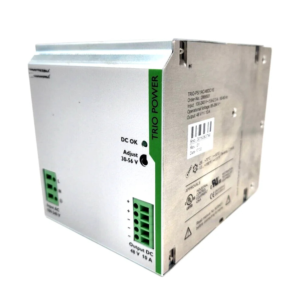 Phoenix TRIO POWER 전원공급장치 출력 48VDC/10A TRIO-PS/1AC/48DC/102866501