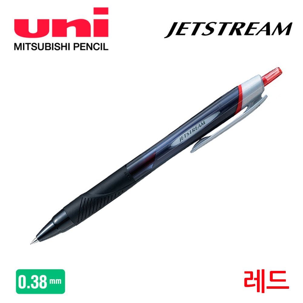제트스트림 볼펜 0.38mm 1다스 (10개입) (레드) - 메인 이미지