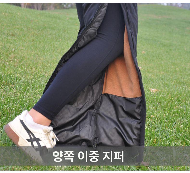 남여 겨울작업복바지 지퍼 퀵 릴리스 스포츠 오토바이 라이딩 탈부착 남성용 양면 오픈 블랙 155 S - 상품 이미지