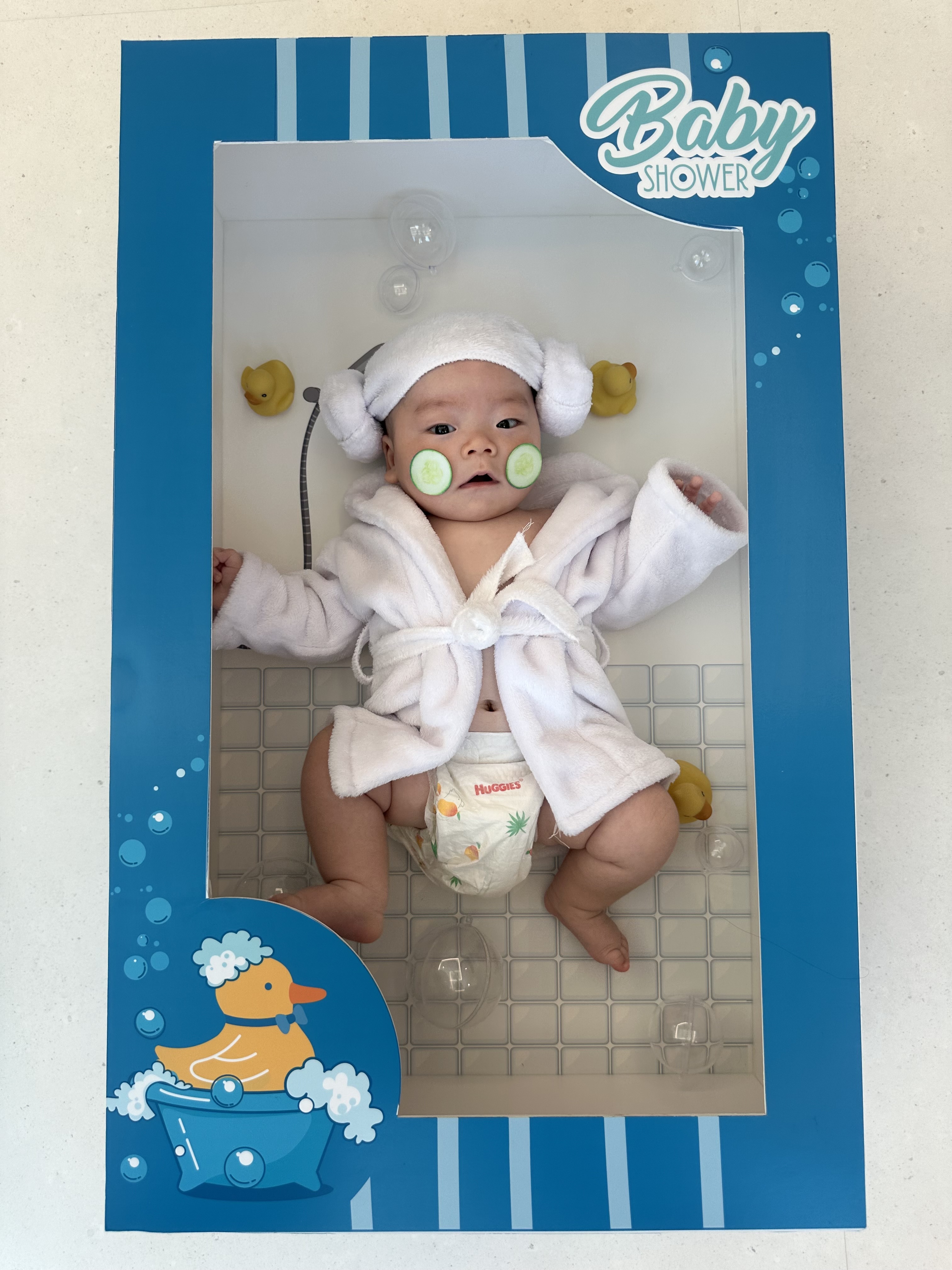 [툴리툴리]베이비샤워 아기 50일 셀프촬영 신생아 뉴본 100일 200일 목욕컨셉 포토박스