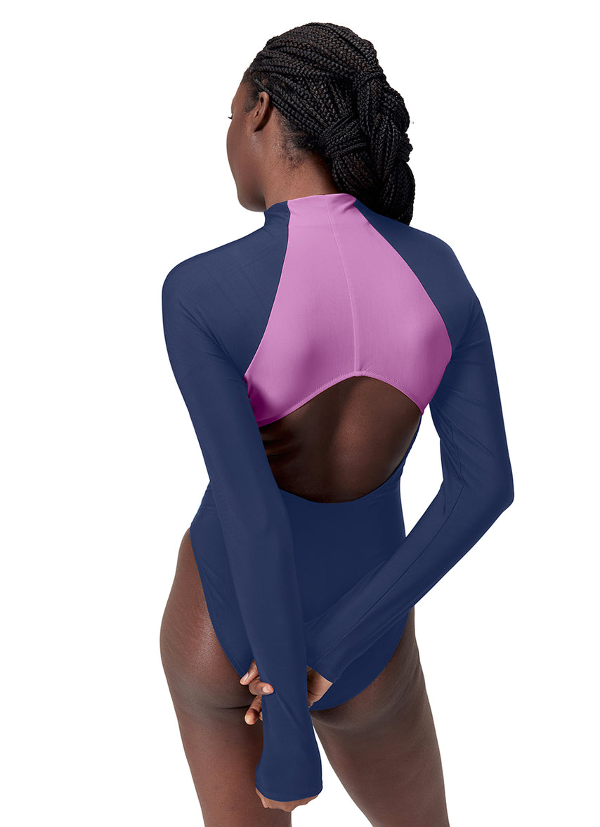 스피도 Long Sleeve Zip Colorblock One Piece - 상세 이미지 3