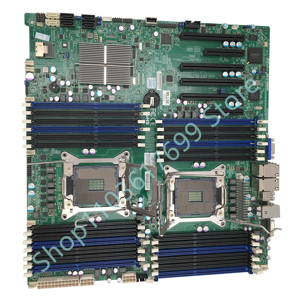 Supermicro 서버X9DRI-LN4F 양방향 X79 마더보드 X9DRI-LN4F는 V2 CPU C602 칩을 지원 201 전리퍼됩니다.