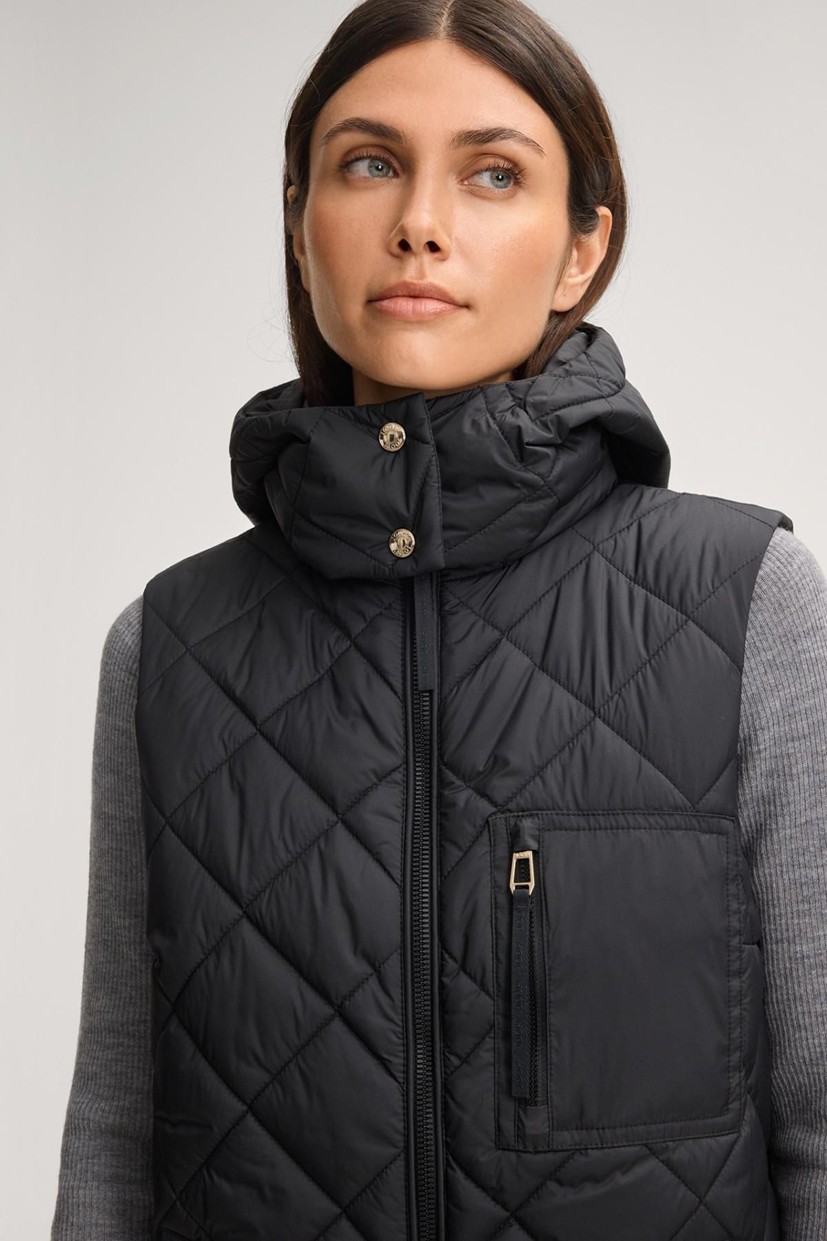 윱 테크니컬 롱 패딩 베스트 블랙 30049694-10012095-001 ONE COLOR - 상세 이미지 5