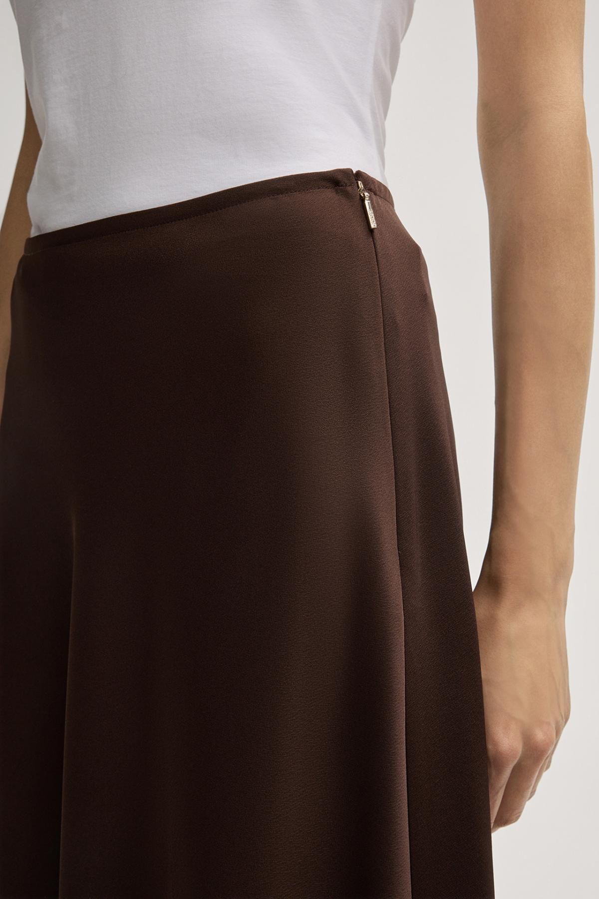 윱 다크 브라운 A라인 롱 스커트 30048660-10020175-201 ONE COLOR - 상세 이미지 5