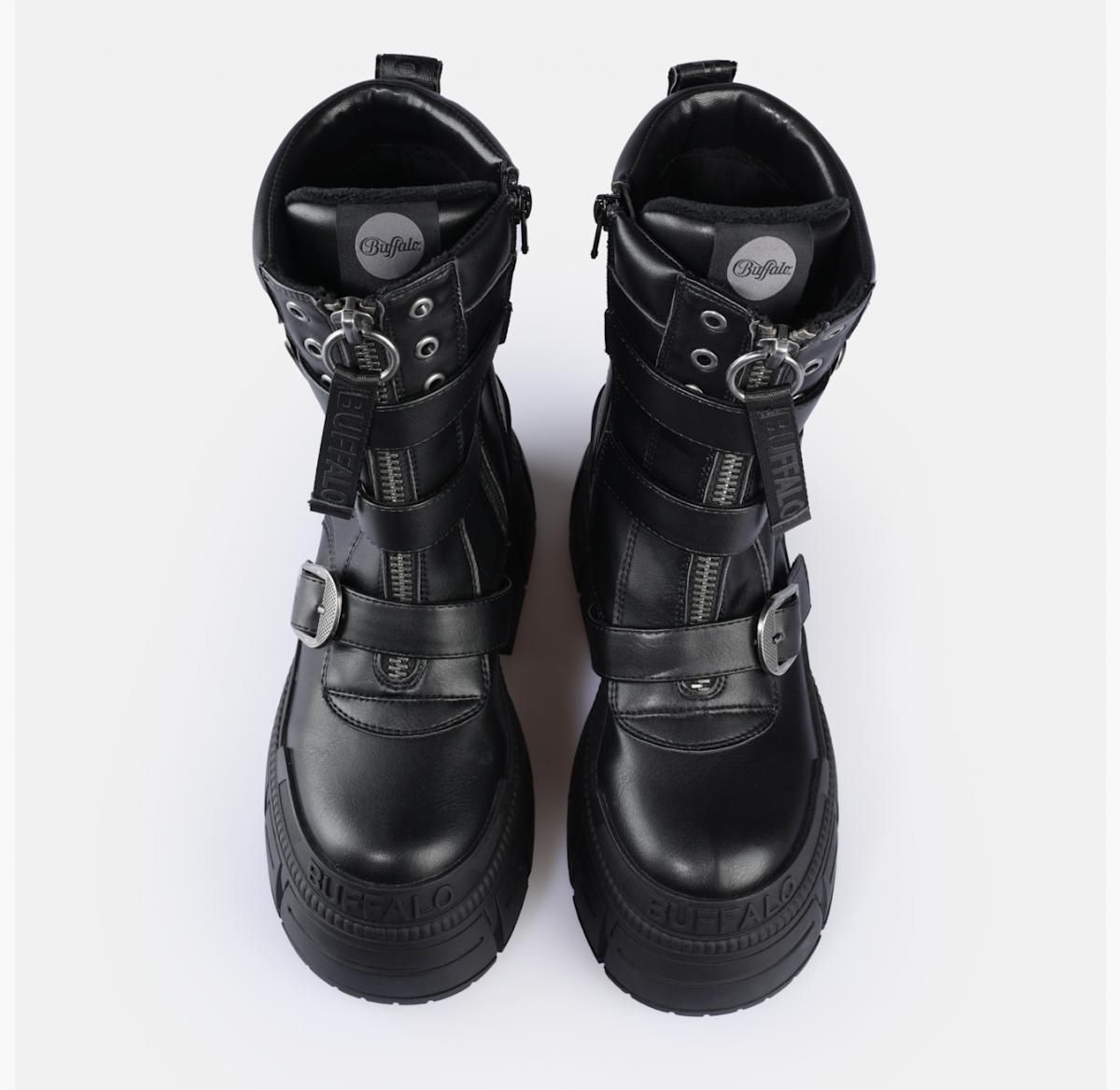 버팔로 테크니컬 청키 플랫폼 미들부츠 Gospher 02527365 SCHWARZ - 상세 이미지 2