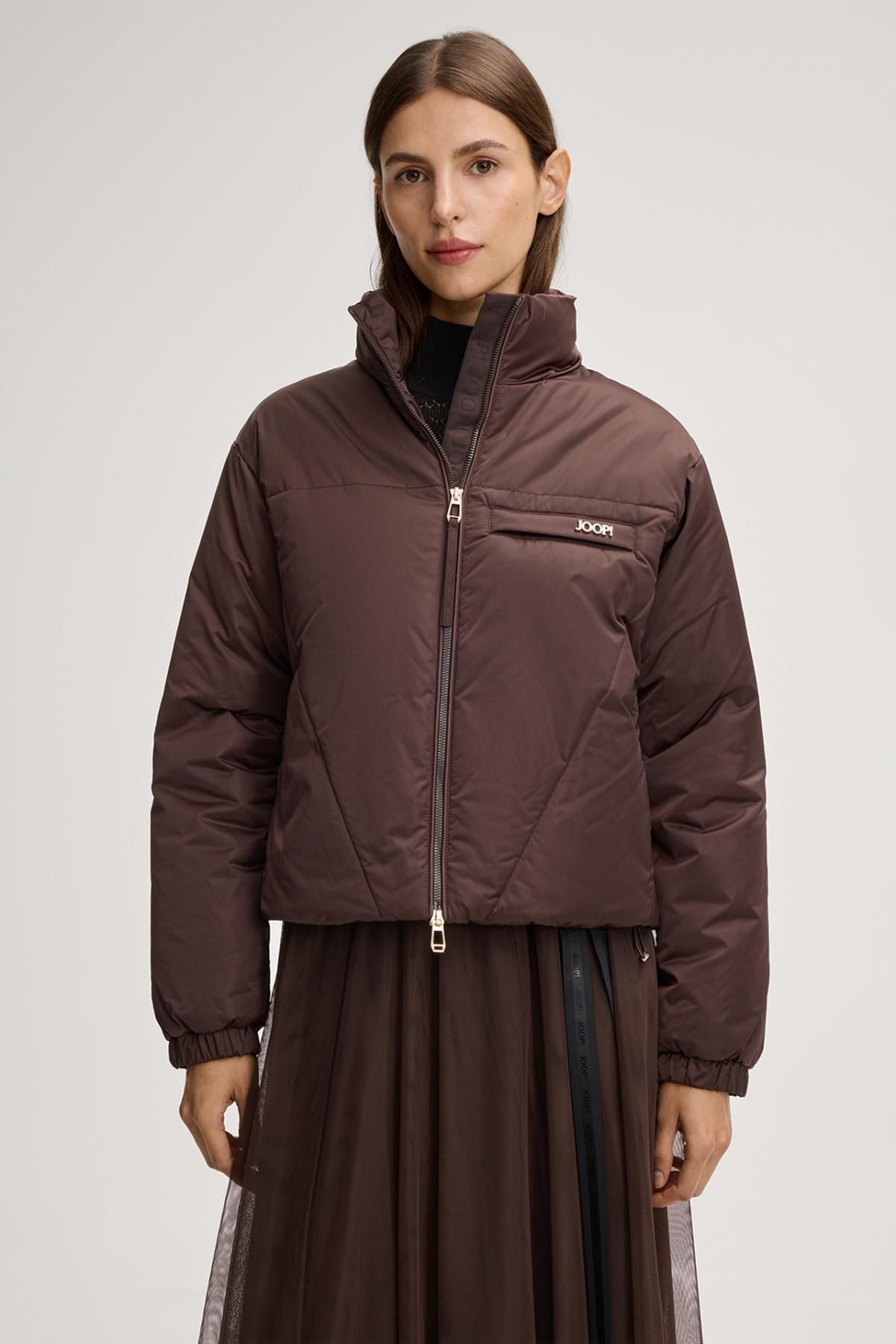 윱 테크니컬 다크브라운 숏 패딩 자켓 30048848-10020262-201 ONE COLOR - 상세 이미지 2