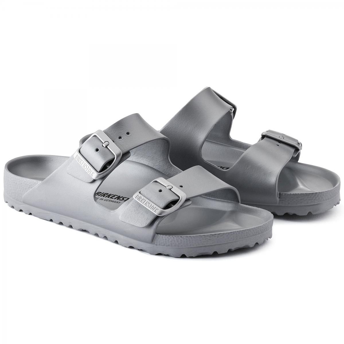 버켄스탁 라이트웨이트 테크니컬 EVA 스트랩 샌들 Arizona 1003490/1003491 METALLIC SILVER - 상세 이미지 5