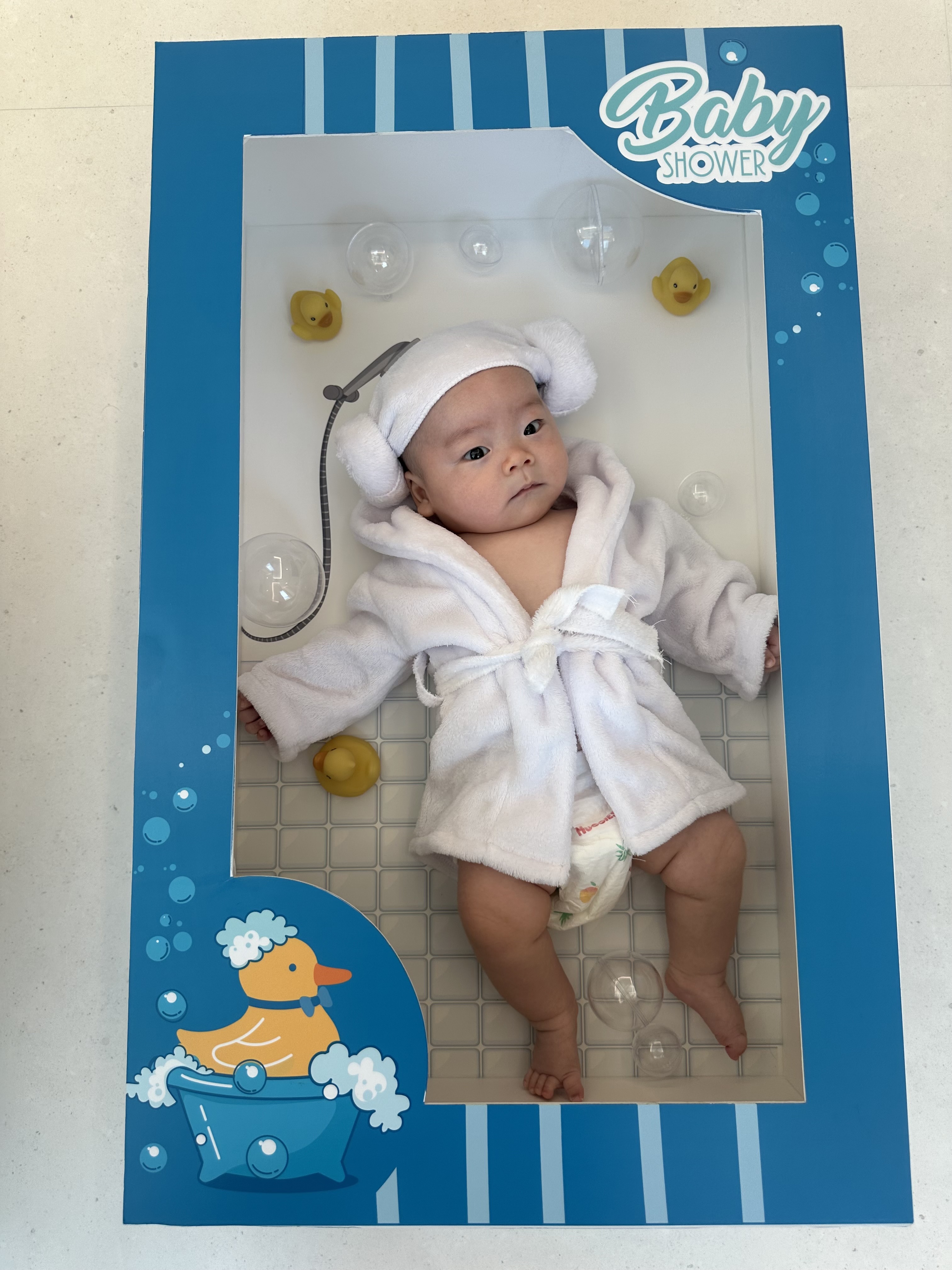 [툴리툴리]베이비샤워 아기 50일 셀프촬영 신생아 뉴본 100일 200일 목욕컨셉 포토박스