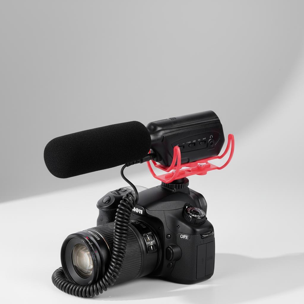 카메라 스마트폰지원 샷건 마이크 단방향 집중녹음 - 상품 이미지