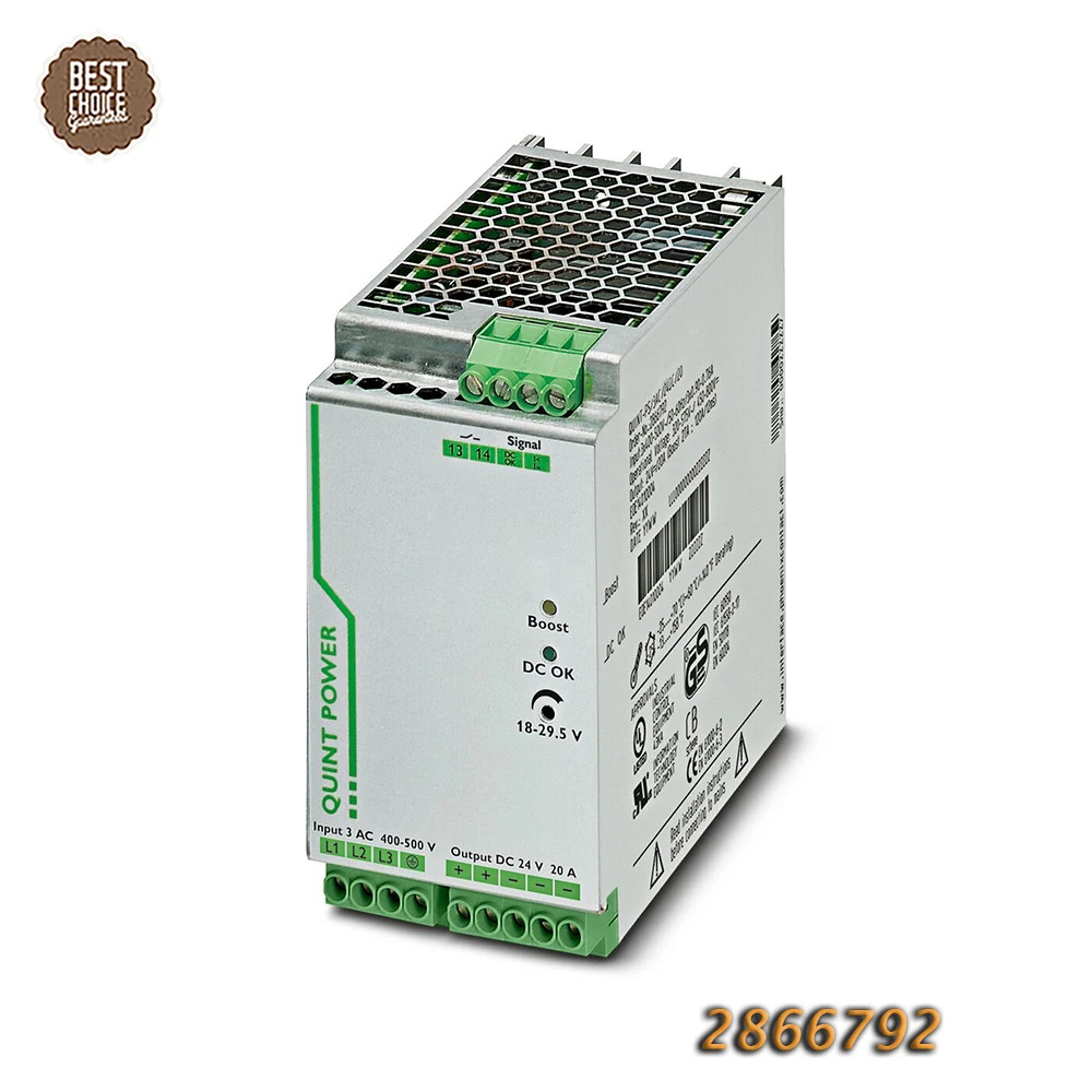 2866792 Phoenix 스위칭 전원공급장치 출력 24VDC/20AQUINT-PS/3AC/24DC/20 QUINT POWER