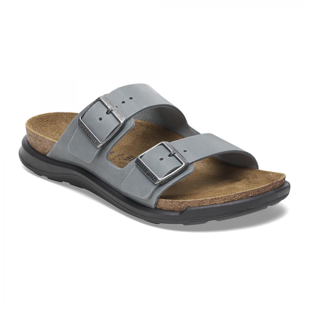 버켄스탁 테크니컬 스트랩샌들 Arizona 크로스타운 왁시 레더 1029557 BASALT GRAY - 상세 이미지 2