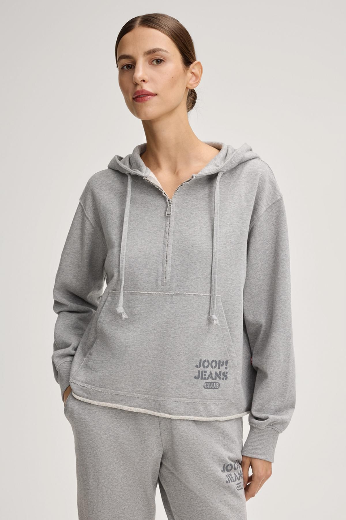 윱 그레이 집업 후드티 캥거루포켓 30048540-10019320-063 ONE COLOR - 상세 이미지 2