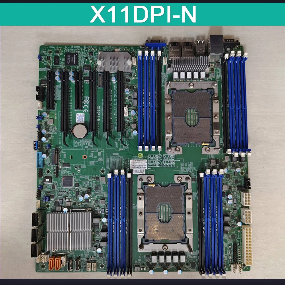 Supermicro 마더보드 듀얼 소켓 LGA-3647 Xeon 확장 프로세서X11DPI-N