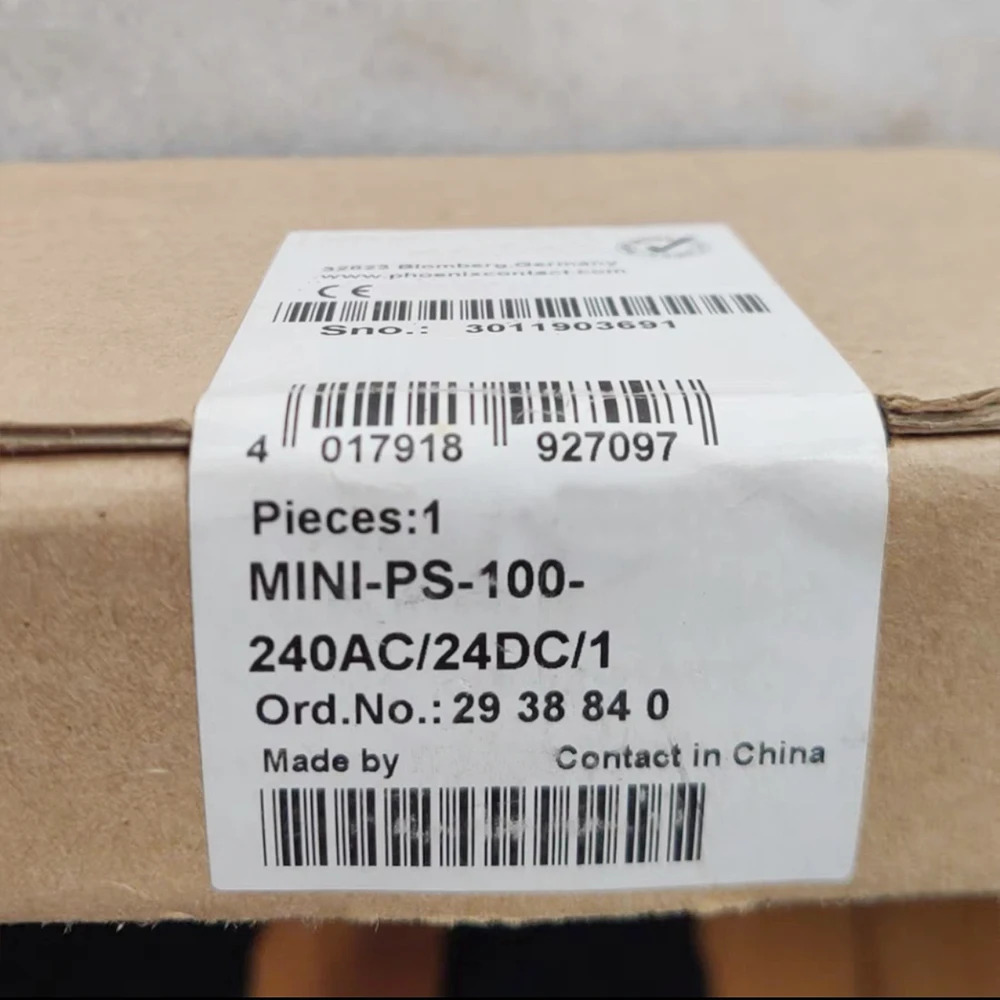 피닉스를 위해 2938840  전원공급장치 MINI-PS-100-240AC/24DC/1