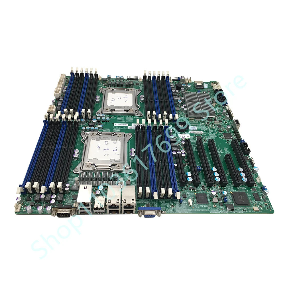 Supermicro 서버X9DRI-LN4F 양방향 X79 마더보드 X9DRI-LN4F는 V2 CPU C602 칩을 지원 201 전리퍼됩니다.