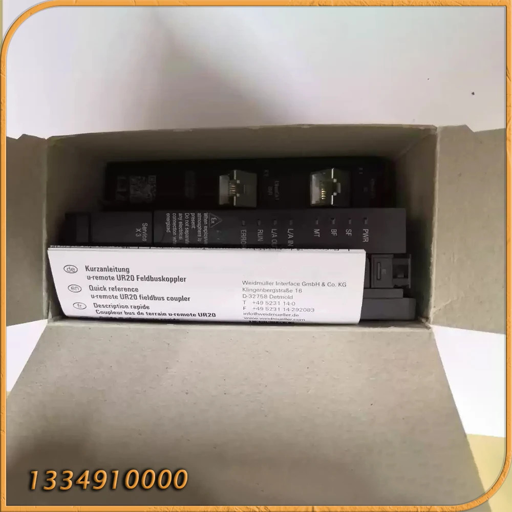 Weidmuller 원격 IO 네트워크 커플러 UR20-FBC-EC 1334910000