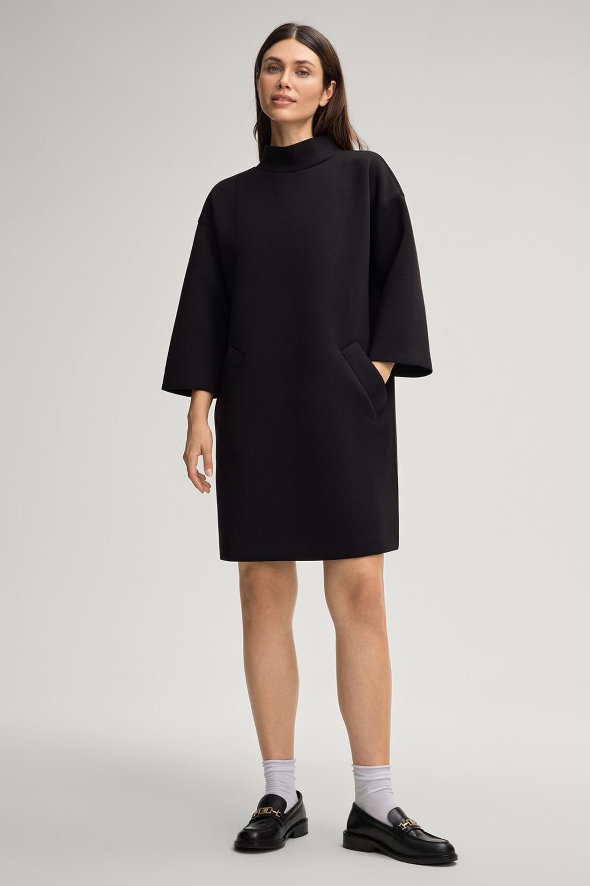 윱 미니멀 블랙 하이넥 미니 원피스 30048406-10016485-001 ONE COLOR - 상세 이미지 3
