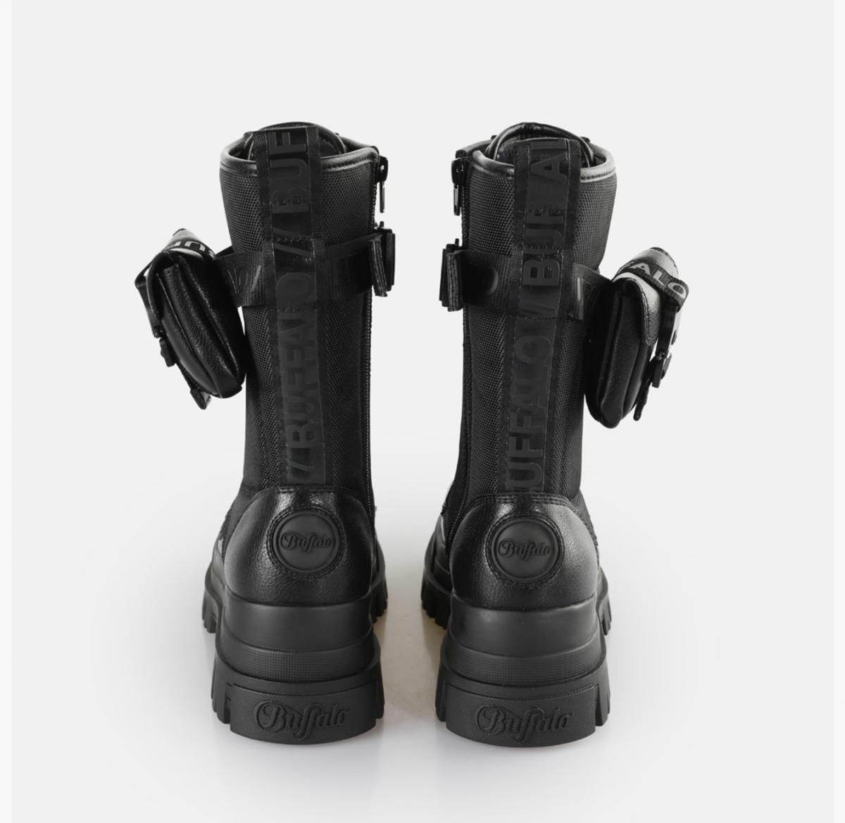 버팔로 플랫폼 컴뱃 앵클부츠 블랙 02262113 SCHWARZ 이미지 6