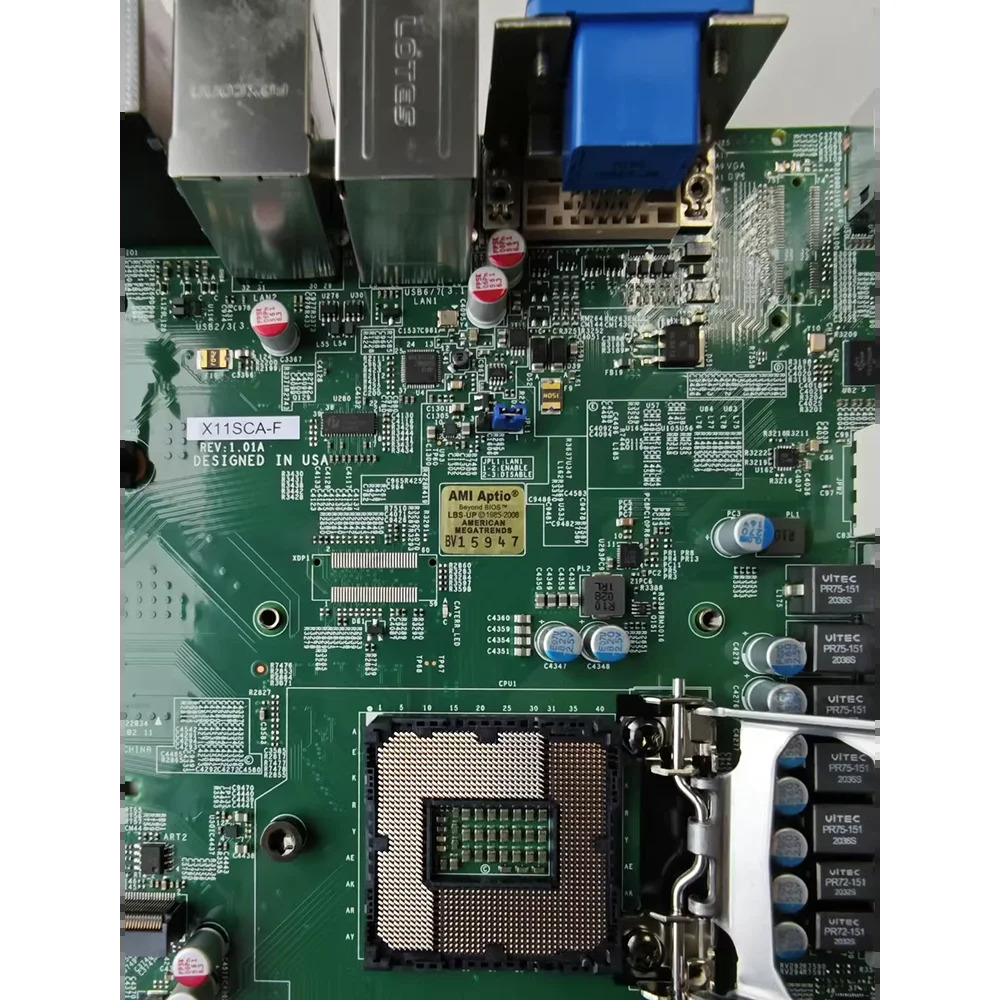 X11SCA-F Supermicro LGA1151 C246 DDR4 단방향 워크스테이션 마더보드용