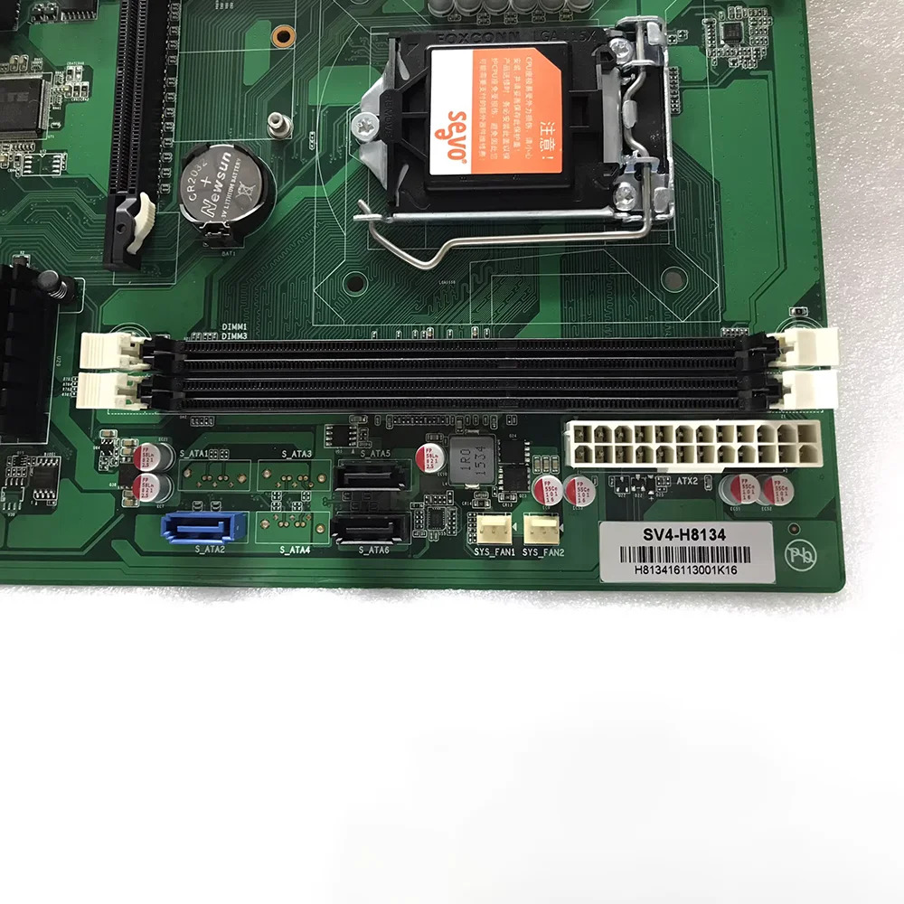 SV4-H8134는 대 CPU 6COM 10USB 전원 산업마더보드를 지원