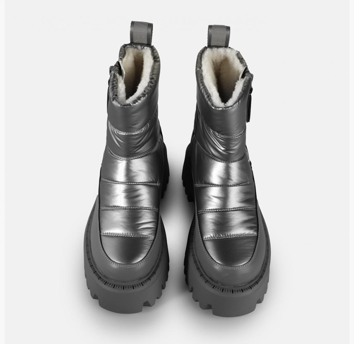 버팔로 지퍼 패딩 앵클부츠 Aspen Puffer Zip 02527344 GRAU/SILBER - 상세 이미지 2