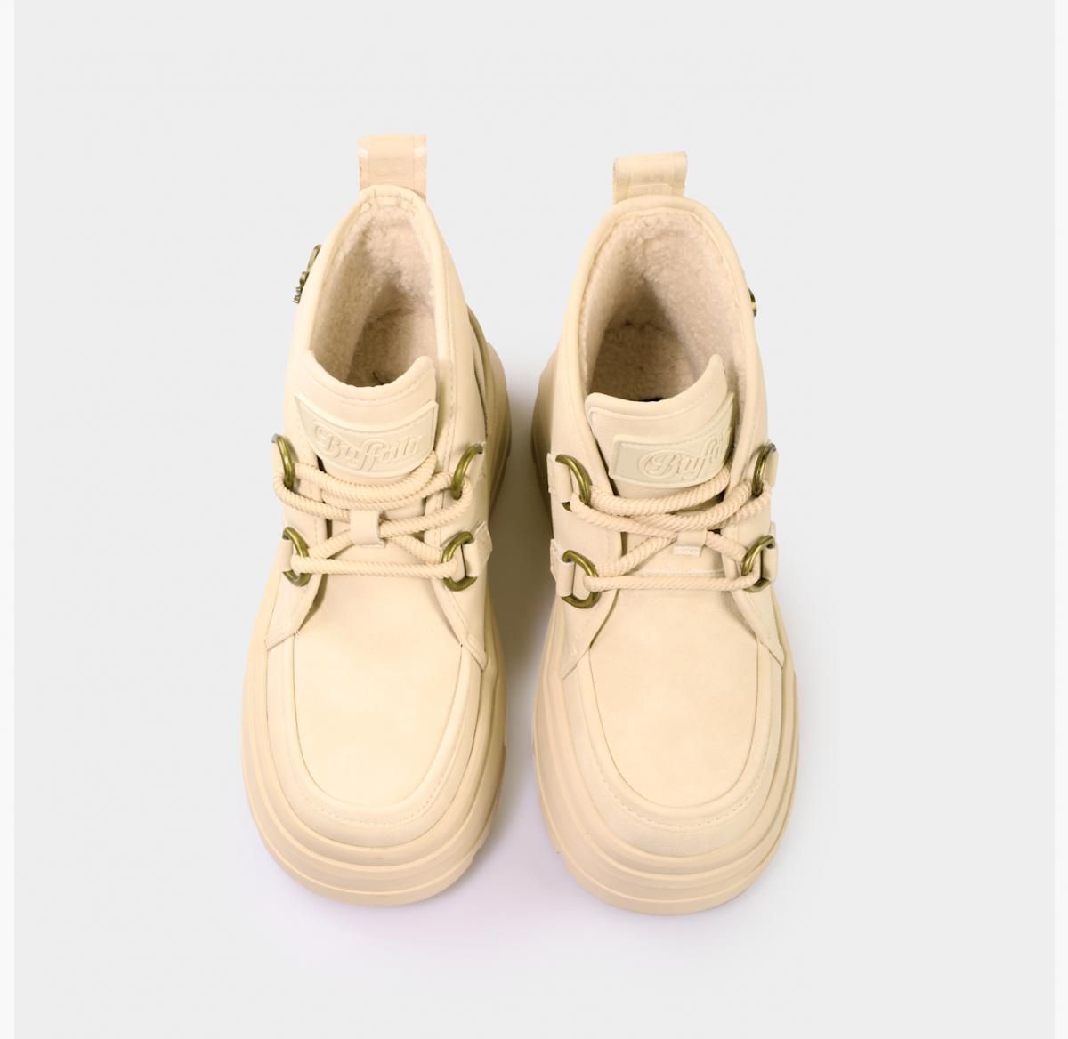 버팔로 플랫폼 올림피아 추카 웜 앵클부츠 02475150 BEIGE - 상세 이미지 2