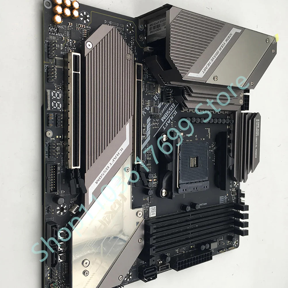 MAXSUN 데스크탑 컴퓨터 마더보드 소켓 AM4 NVME M.2 SATA SSD DDR4 MS-iCraft B550M 새 B550