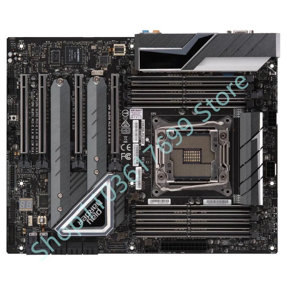 Supermicro 서버 워크스테이션 마더보드 i7 i9 X 시리즈 프로세서 LGA-2066 DDR4-293Hz PCI-E3.0 M.2 U.2C9X299-PG300F
