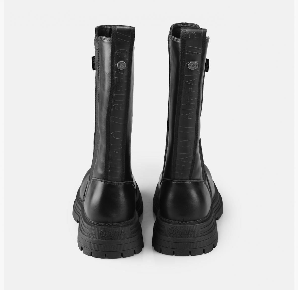 버팔로 비건레더 첼시 하이부츠 블랙 02474965 SCHWARZ - 상세 이미지 4