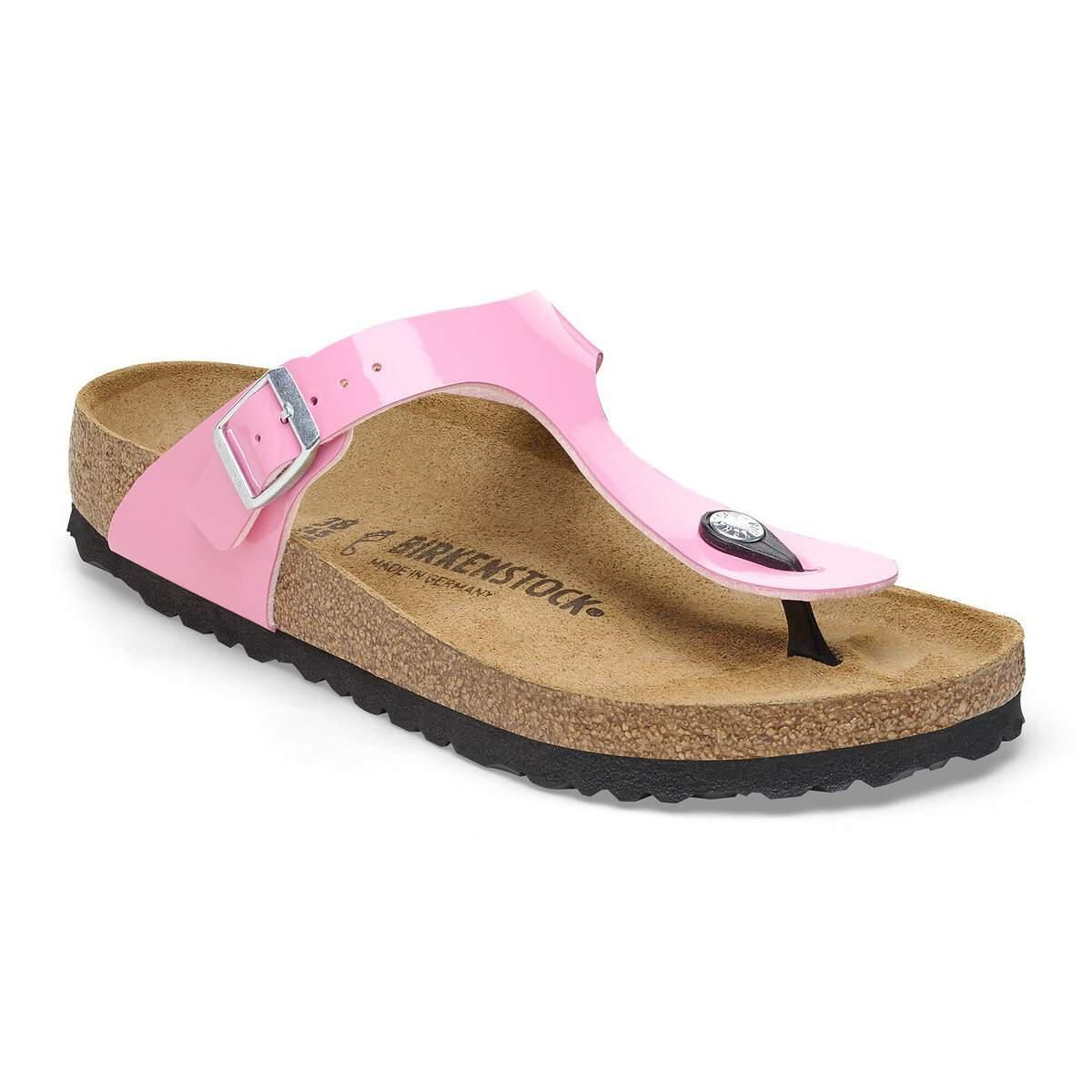 버켄스탁 지제 버코 플로 페이턴트 캔디 핑크 블랙 1026937 PATENT CANDY PINK/BLACK - 상세 이미지 2